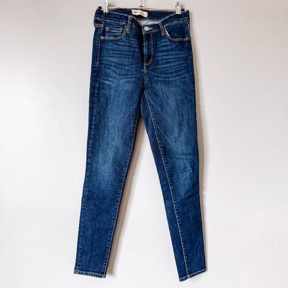 Gap High Rise True Skinny Dark Wash Jean Size 27 - Picture 2 of 7